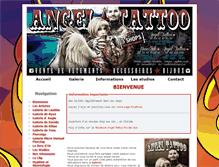 Tablet Screenshot of angeltattoo.fr